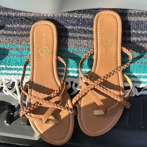 Brown sandals